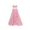 Nissa Women's Printed Linen Midi Dress
