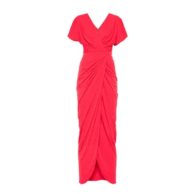 Nissa Women's Red Rhinestone-embellished Dress