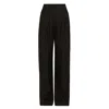 Nissa Women's Sequin-detail High-rise Pants Black In Black