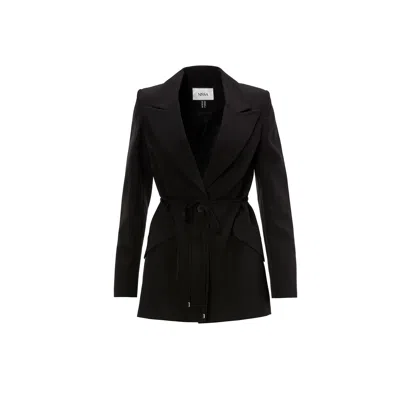 Nissa Women's Single-breasted Blazer Black