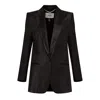 Nissa Single-breasted Blazer In Black