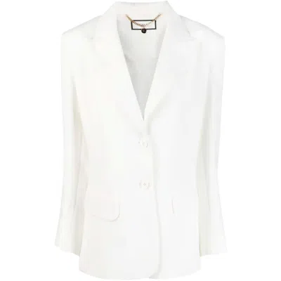 Nissa Women's White Oversized Blazer