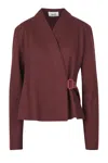 Niū Niu - Jacket - 460353 - Bordeaux In Burgundy