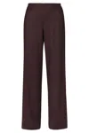 Niū Niu - Trousers - 460368 - Bordeaux In Burgundy