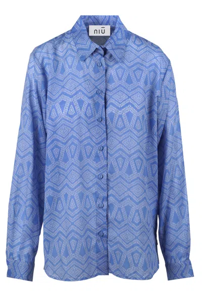 Niū Niu - Shirt - 470379 - Blue
