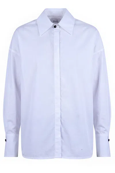 Niū Niu - Shirt - 480656 - White In Bianco
