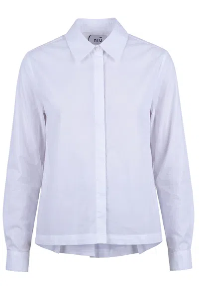 Niū Niu - Shirt - 480657 - White In Bianco