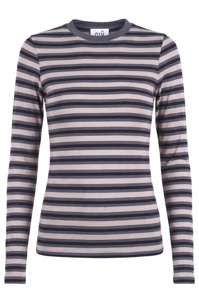 Niū Niu - T-shirt - 480649 - Beige/grigio