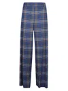 Niū Niu Wide Leg Checked Trousers