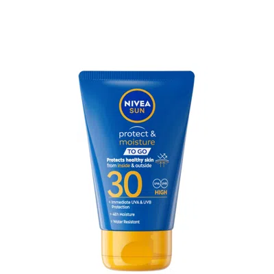 Nivea Sun Protect And Moisture Sun Cream Spf30 50ml In Blue