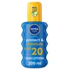 Nivea Sun Protect & Moisture Sun Cream Spray Spf20 200ml