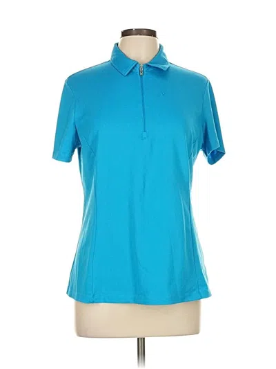 Pre-owned Nivo Sport Short Sleeve Polo Shirt In Blue