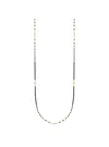 Nivy Long Necklace  Jade Carp0424-g In Black