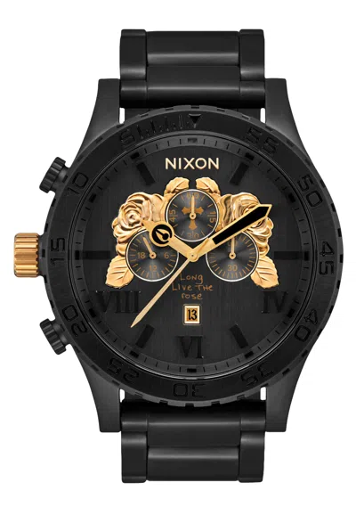 Pre-owned Nixon 51-30 Chrono 2pac Limited Edition Watch Tupac Shakur A1376-010