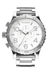 Nixon 51-30 Chronograph Bracelet Watch, 51mm