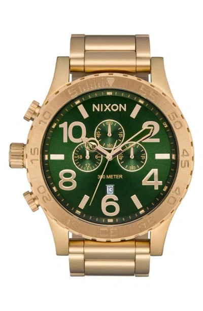 Nixon 51-30 Chronograph Bracelet Watch, 51mm In Multi