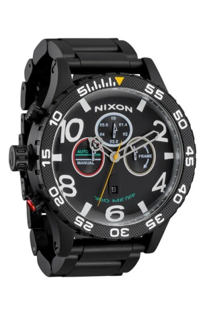 Nixon 51-30 Fisheye Chronograph Bracelet Watch, 51mm
