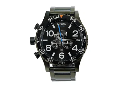 Nixon 51-30 Chrono Watches Black Sunray/surplus: One Size In Pink