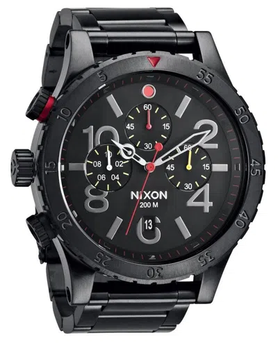 Pre-owned Nixon Brand  48-20 Chrono Quartz Men's Chrono Watch A486-1320 A4861320
