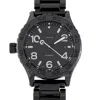 Nixon Ceramic Automatic 42 Mm All Black Ceramic Watch A148 001 In Multi