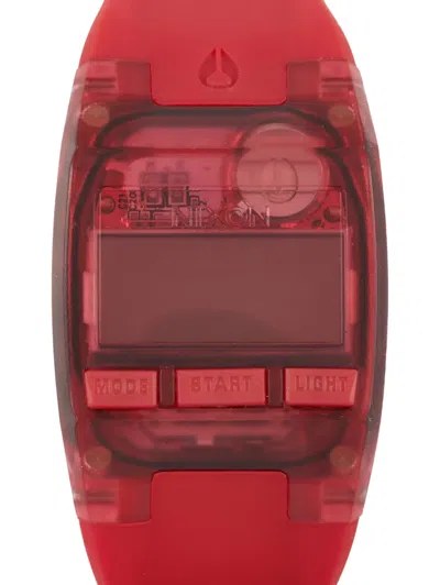 Pre-owned Nixon Comp S 31 Mm In Red