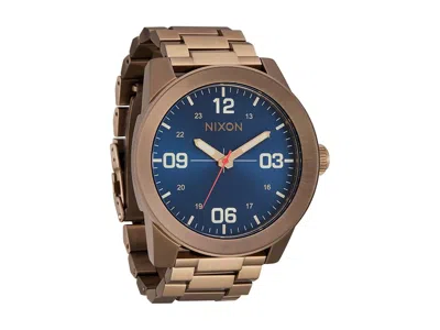 Nixon Corporal Stainless Steel Watches Desert Gold/arles Blue: One Size
