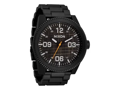 Nixon Corporal Stainless Steel Watches Super Black/black Top: One Size