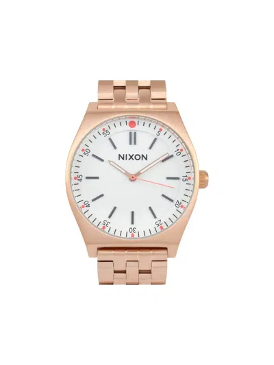 Pre-owned Nixon Crew 39mm In White
