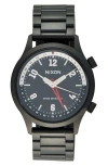 Nixon Drifter 40 Watch, 40mm In Super Black/black Sunray