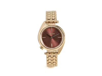 Nixon Eddy Women's Watches All Gold/cognac, Stainless Steel/steel