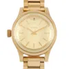 Nixon Facet 38 Mm Stainless Steel All Gold Ladies Watch A409-502 In Multi