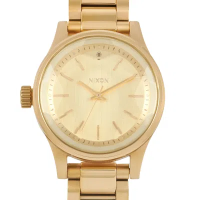 Nixon Facet 38 Mm Stainless Steel All Gold Ladies Watch A409-502