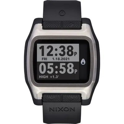 Nixon High Tide Digital Silicone Strap Watch, 44mm