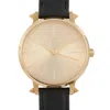 Nixon Kensington Leather 37mm Gold Tone Stainless Steel Artifact Watch A108 3148 In Multi