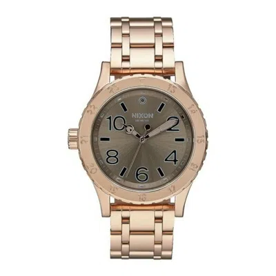 Nixon Ladies'watch  A410-2214-00 ( 38 Mm) Gbby2 In Gold