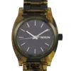Nixon Medium Time Teller Acetate Olive 31 Mm Watch A1214 333 In Multi