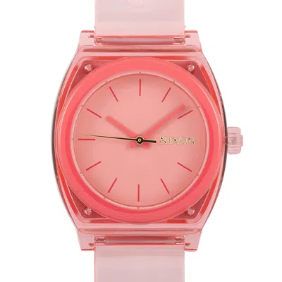 Nixon Medium Time Teller P Coral 31mm Watch A1215 685 In Multi