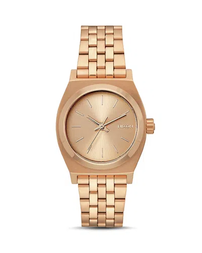 Nixon Time Teller Bracelet Watch, 31mm In All Rose Gold