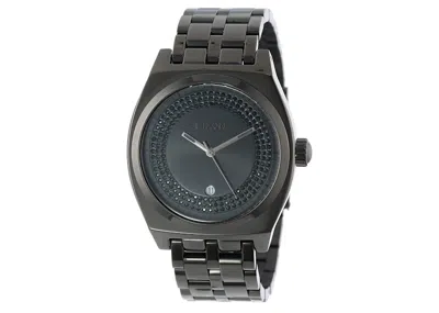 Pre-owned Nixon Men's  Monopoly A325115000 Watch In Stainless Steel