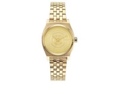Pre-owned Nixon Men's  X Star Wars Small The Time Teller C3po A399sw237800 Watch In Stainless Steel