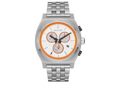 Pre-owned Nixon Men's  X Star Wars The Time Teller Chrono Bb8 A972sw260600 Watch In Stainless Steel
