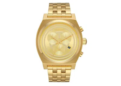 Pre-owned Nixon Men's  X Star Wars The Time Teller Chrono C3po A972sw237800 Watch In Stainless Steel
