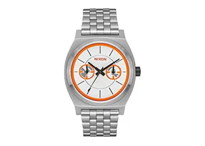 Pre-owned Nixon Men's  X Star Wars The Time Teller Deluxe Bb8 A922sw260400 Watch In Stainless Steel