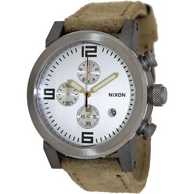 Pre-owned Nixon Men's The Ride White Dial Watch - A315-1261