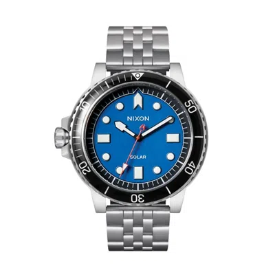 Nixon Men's Watch  A1402-5236 Silver Gbby2 In Blue