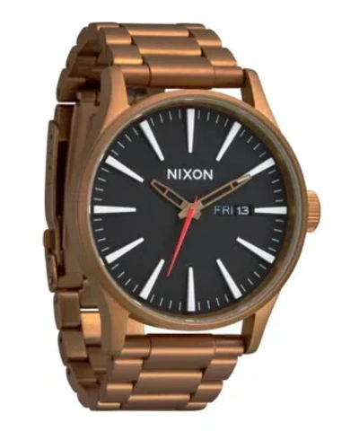 Pre-owned Nixon Men's Watch Sentry Ss Analog Watch A3565145 From Japan
