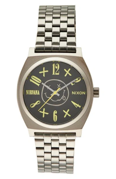Nixon Nirvana Time Teller Bracelet Watch, 37mm In Neutral