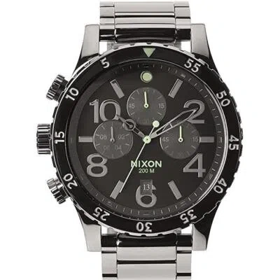 Pre-owned Nixon 48-20 Chrono Quartz Men's Chrono Watch A486-1885