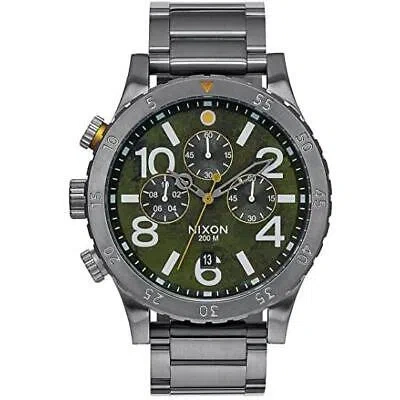Pre-owned Nixon 48-20 Chrono Quartz Men's Chrono Watch A486-2069