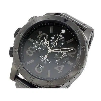 Pre-owned Nixon 48-20 Chrono Quartz Men's Chrono Watch A486-632 A486632